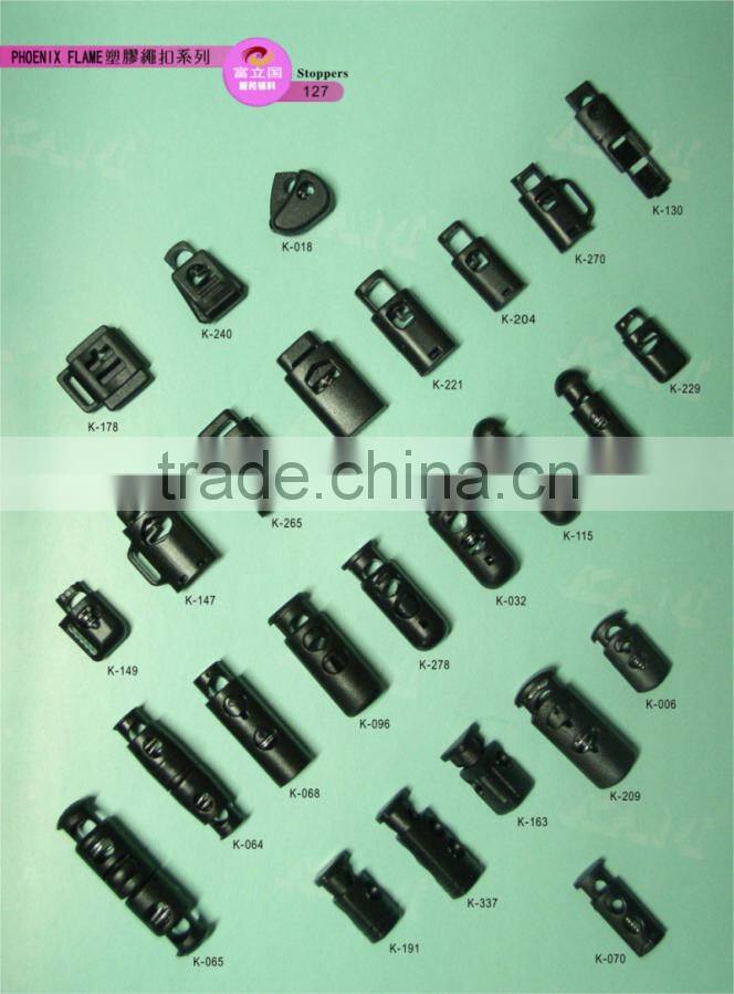 cheap plastic spring cord end lock