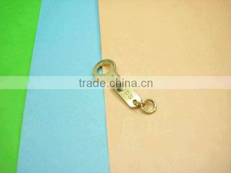 customed logo silicone zipper puller fashion metal zipper puller