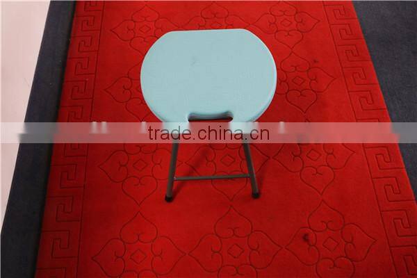 Blow Moulded Metal Leg Folding Stool SD-30