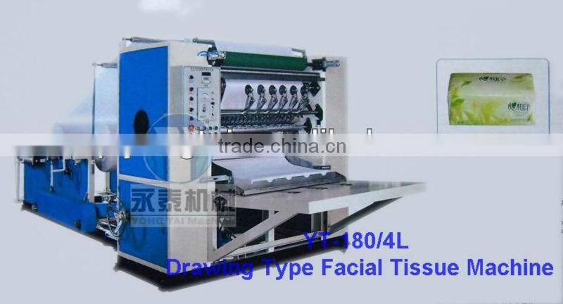YT-180/4L Drawing Type Facial Tissue Machine