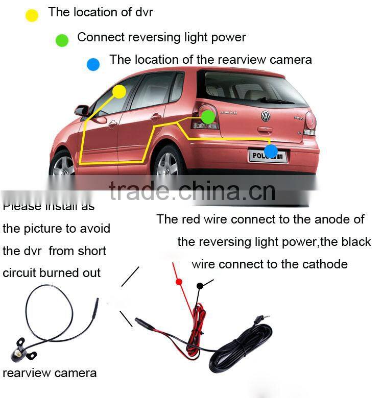 TFT LCD Mirror Monitor , Car DVR Video Recorder,guangzhou vehicle data recorder XY-G500