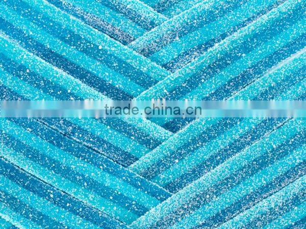 Blueberry Flavor Sour Belt Chews Candy