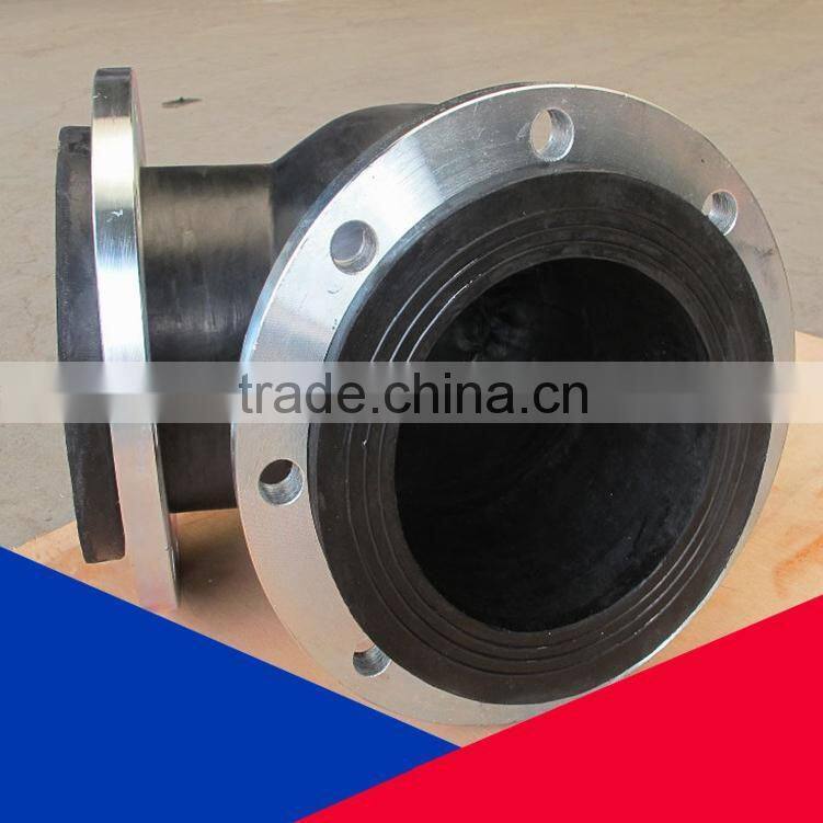 Carbon steel flange elbow flexible rubber joint price Easy installation and maintenance