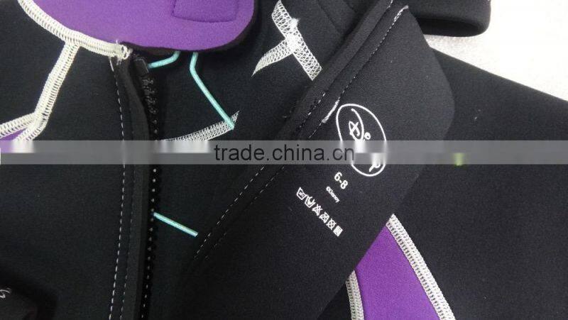 (Hot Selling)Women's Long Sleeve Neoprene Swimming Wet Suit