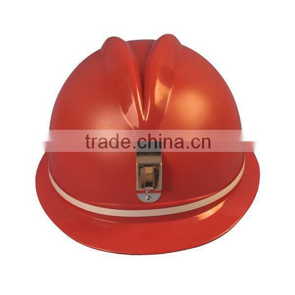 CE 0121 red construction work safety helmets with a sweatband inside