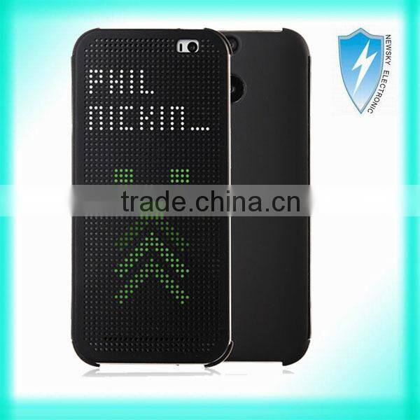 2014 Factory Cheap Price Top Quality Dot View Case For HTC