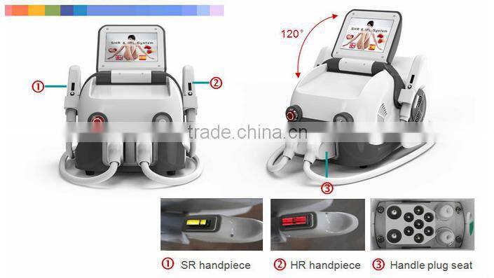 2016 World Best Selling Hair Removal and Skin Rejuvenation Products Portable ipl shr