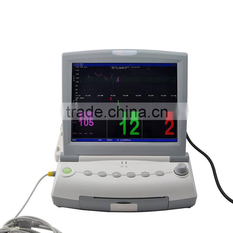 New Maternal Monitor Fetal multi parameter FHR TOCO FM SPO2 PR ECG NIBP RESP TEMP for mothers and infant