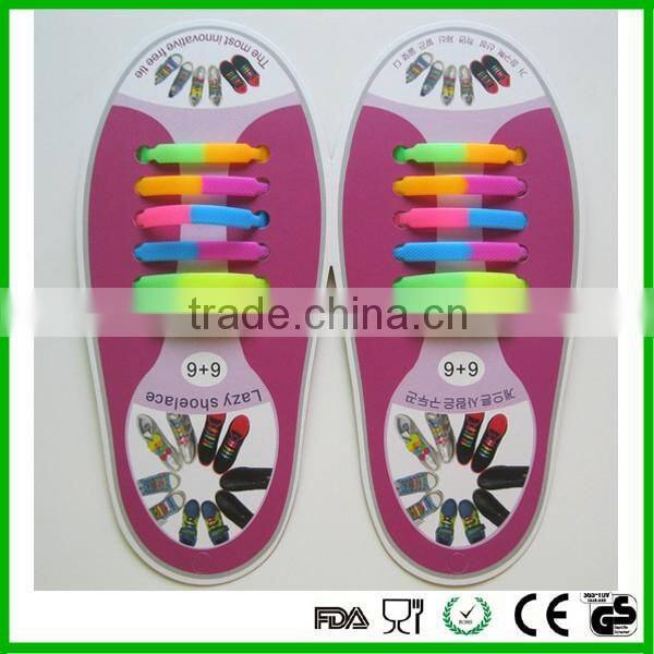 Adult/kid Colorful Printed customized shoelaces flat different colors