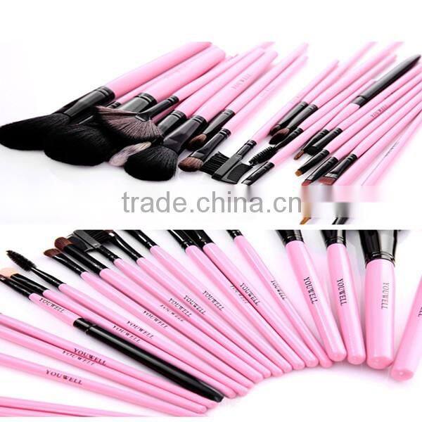 23pcs pink makeup brush set professional cosmetic make-up tools for women