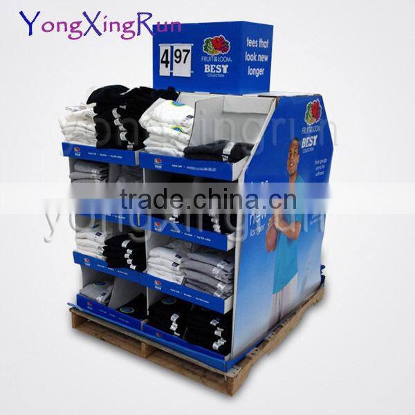 cardboard t shirt display stand