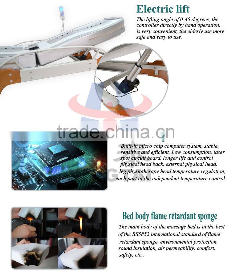 XT-168-1C Electric Infrared Thai Roller Jade Stone Massage Bed