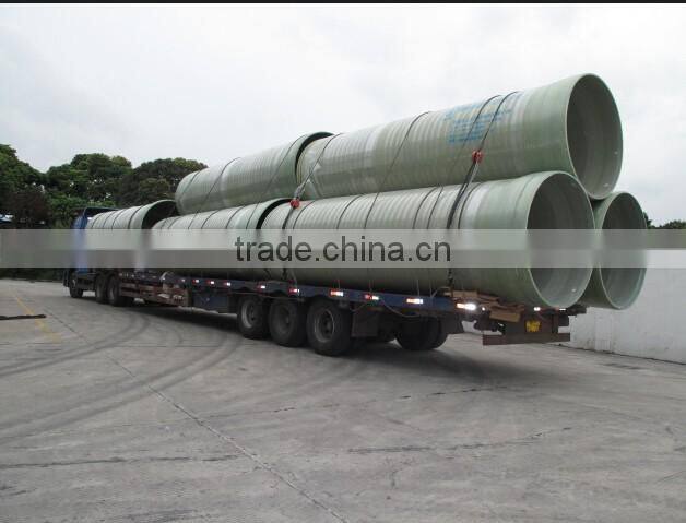 glass fiber reinforced plastic pipe for power plant and farm