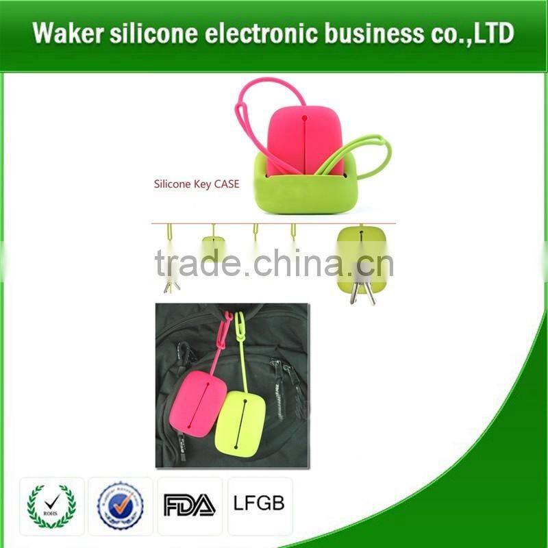 advertising gift silicone portable car key holder