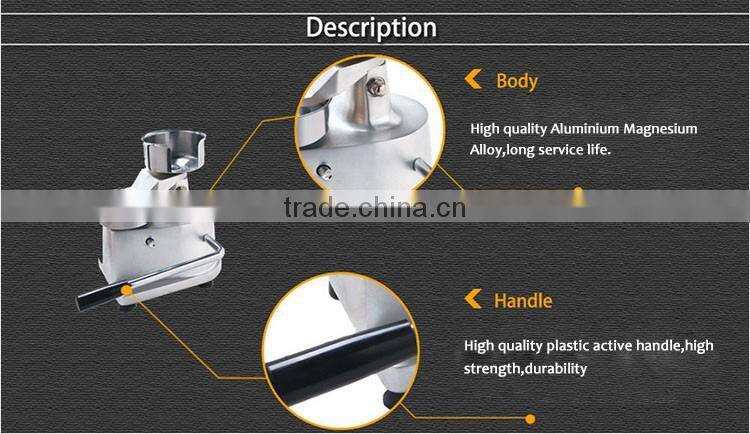 Aluminum-magnesium Alloy Hand Operate Hamburger Patty Maker