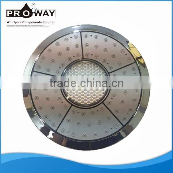 Ceiling Mounted LED Speaker Shower Head Square LED Rain Shower Head