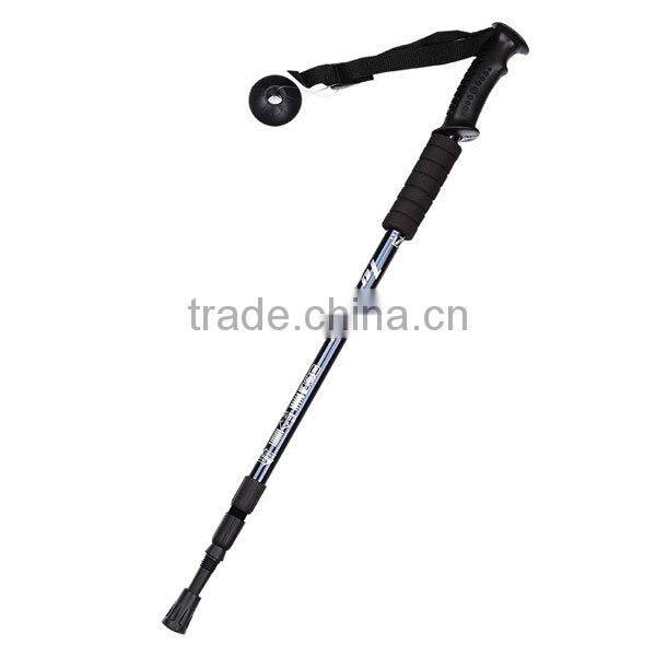 Lightweight Hiking Alpenstock,OEM Walking Stick For Safety,EVA Handle Trekking Pole