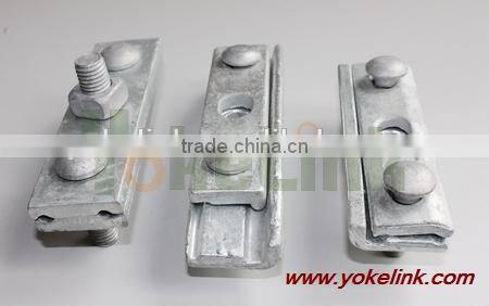 hot dip galvanzied suspension guy wire clamp for deadend hardware