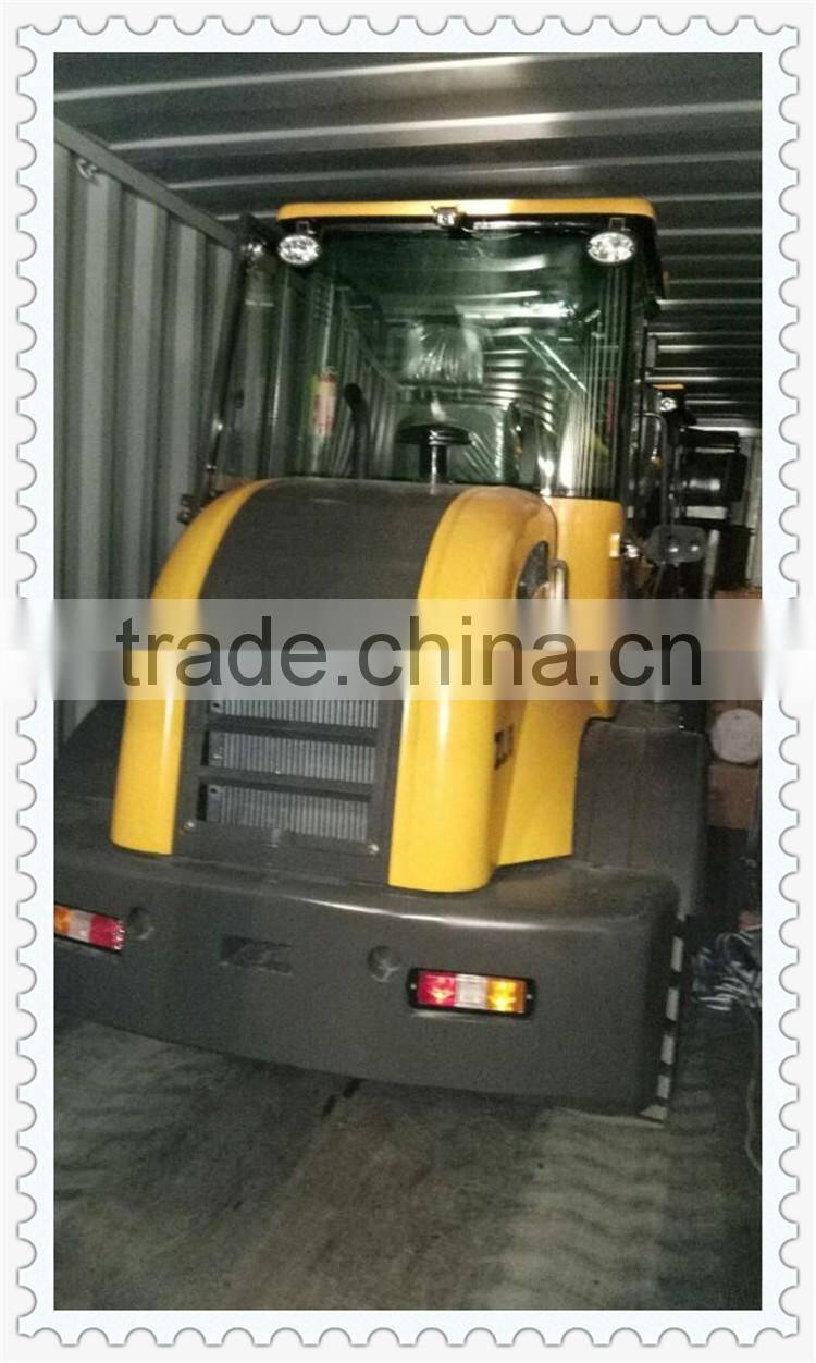 0.8TN 2M dumping height mini wheel loader CS908 with EATON motor