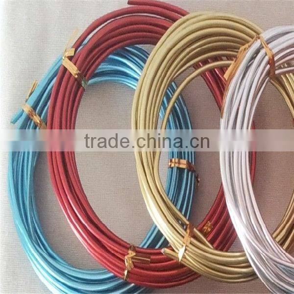 colored anodized aluminum wire/fil aluminium