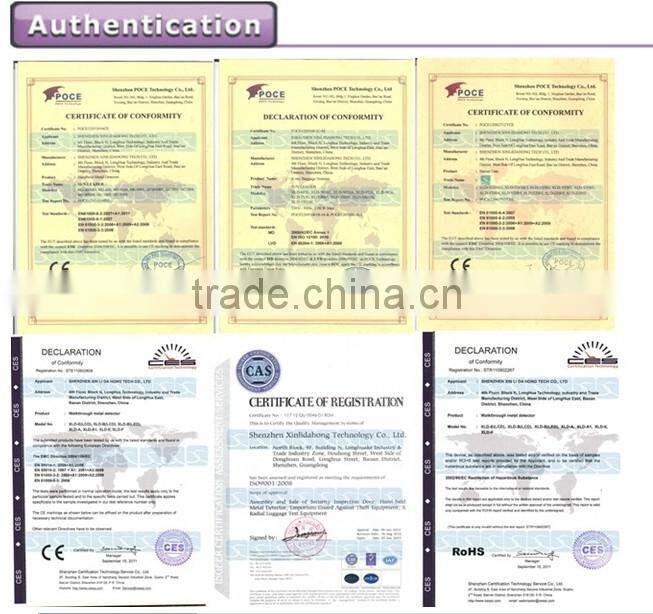 Cheap access control system walk through metal detector door