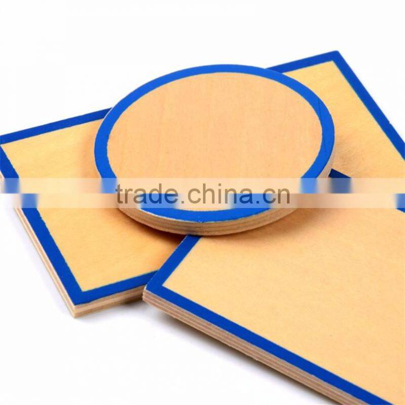 Wooden educational baby toy Montessori Geometric Solids with Stands Bases and Box