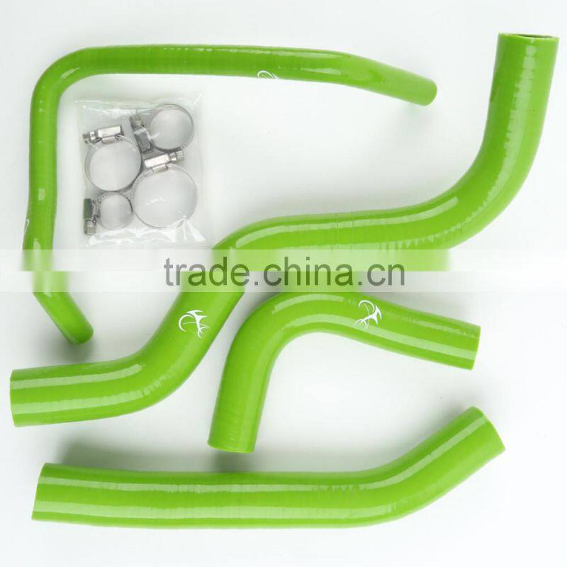 Green Silicone Radiator Hose + Clamps For Honda CB600F HORNET 2003-2006 2004 05