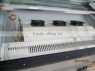 1.5 meter luxury free standing double arc cake showcase