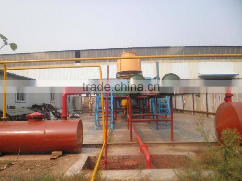 Anti-explosion 5TPD environmental Friendly waste tire recycling to oil pyrolysis plant