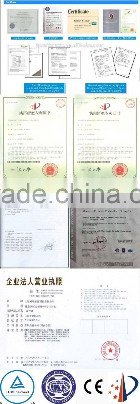 tracking solar system/PV solar panel Tilted Single Axis Linkage tracking system