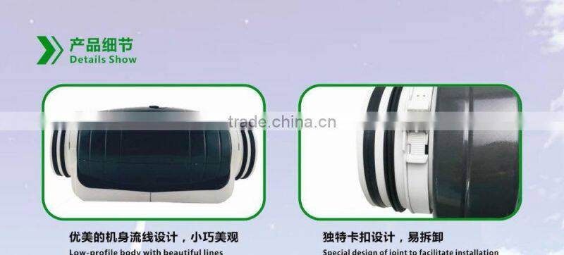 Filter Fan 6" 6 inch 400 CFM - hydroponics inline fan duct exhaust blower