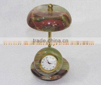 LATEST DESGINE Top Quality Cheap Price CLOCKS ONYX MARBLE HANDICRAFTS