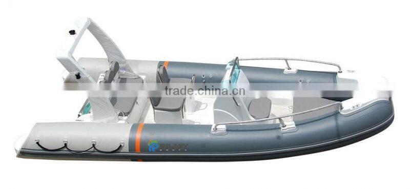 Rilaxy Factory Directly 5.2m 17ft dual layer fiberglass hull rigid inflatable boat RIB520A