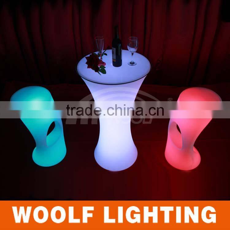 Sharp Flashing Brightsome Rechargeable LED Light Up Bar Stool Bar Chair