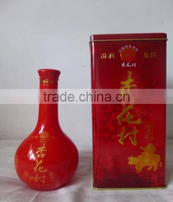 Round tin can with airtight lid and closing system