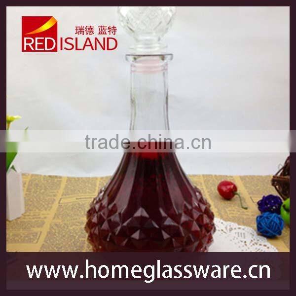 high quality whiskey glass bottle, brandy bottle