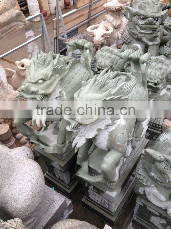 stone chinese dragon sculpture