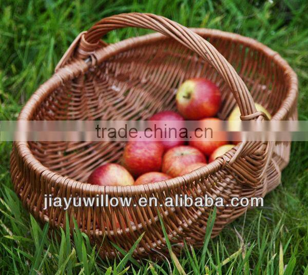 wholesale artificial willow fruit basket at Christmas