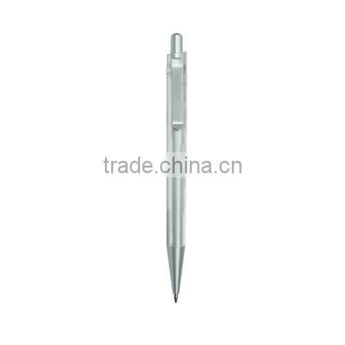 New arrival plastic ball pen with plastic barrel and metal clip