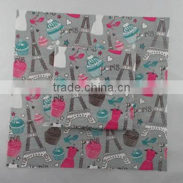 2014 Romantic Eiffel tower dinner napkins luxury paper napkin