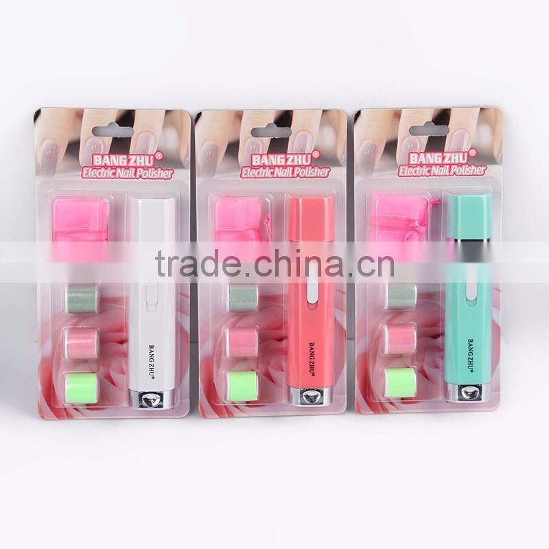 New Arrival Handheld Nail Care Equipment Battery Operate Electric Nail Grinder Polisher