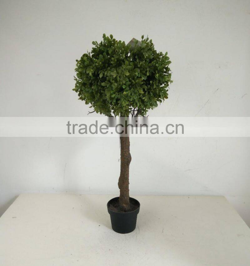 factory outlets artificial decorative spherical green tree wholesale