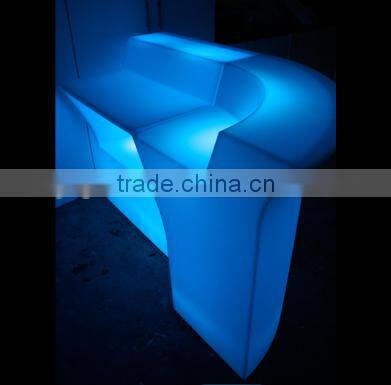 for the party discount colour change bar counter table /cheap bar counter tables
