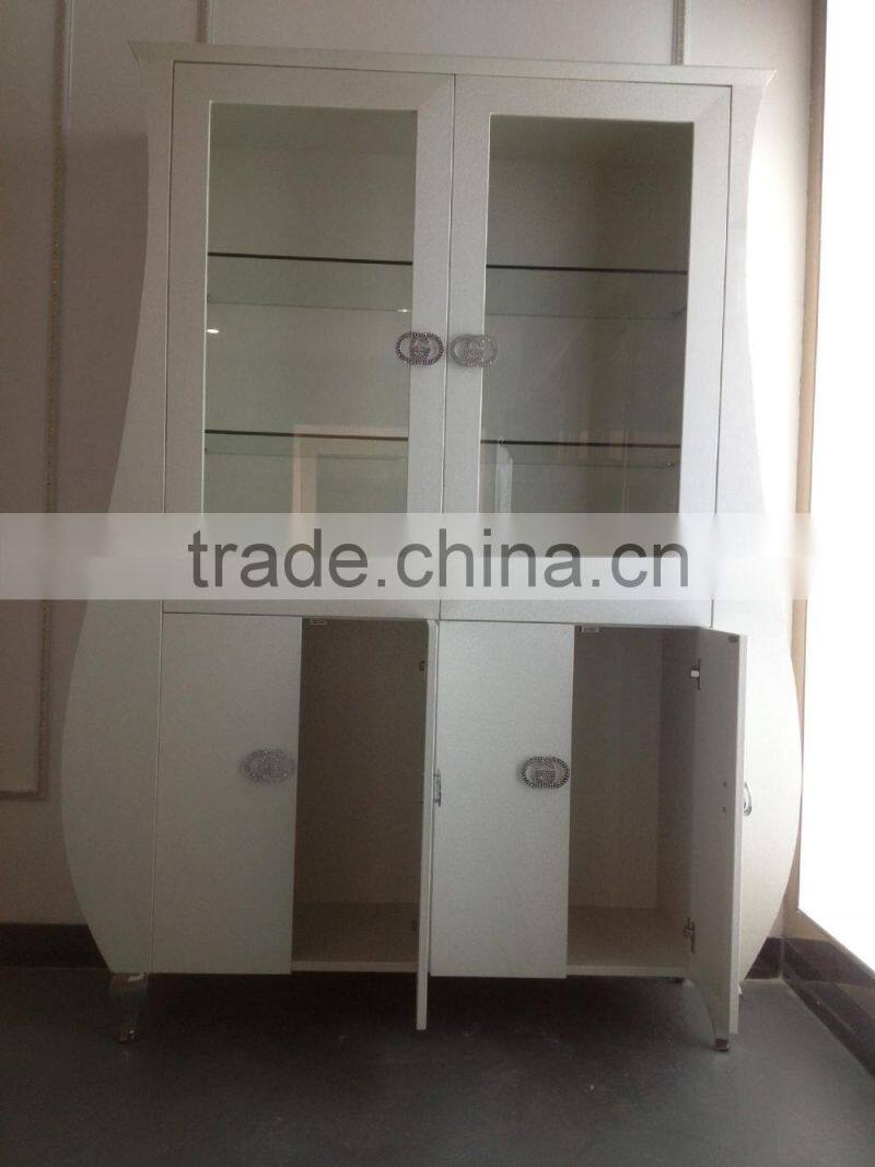 Modern living room furniture european style Wine Display Cabinet / MDF wine cabinet