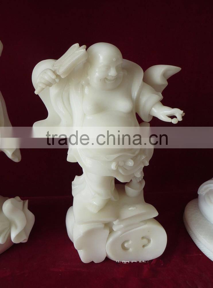 hand carved home decoration small marble stone buddha statue