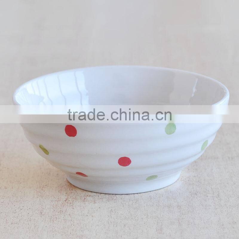 Japanese style ramen ceramic bowl with handpainting