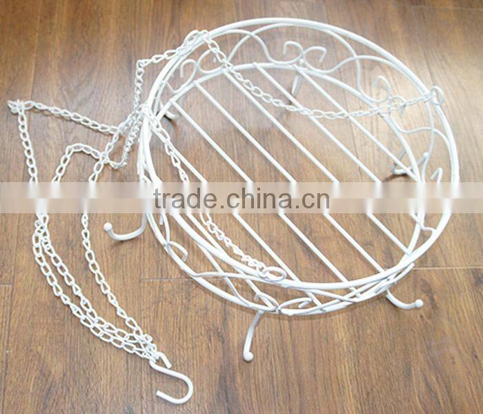 White Multi Planter Flower Pot Racks Plant Stand