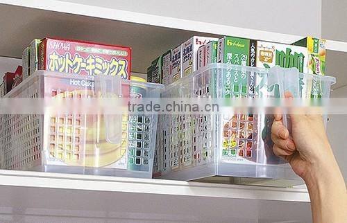 plastic household storage box with handle