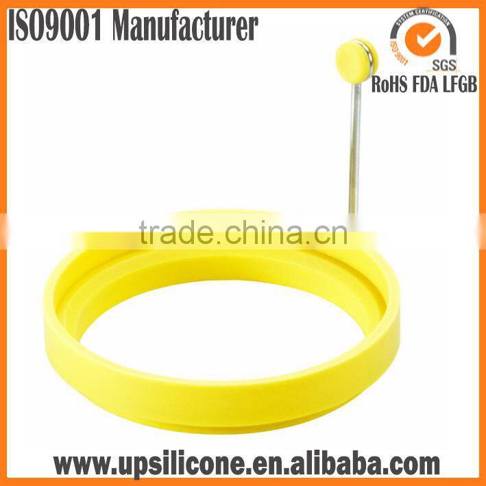 Hot Sale Breakfast Silicone Fried Egg Mold Pancake Egg Ring Heart Flower Shape Funny Kitchen Tool