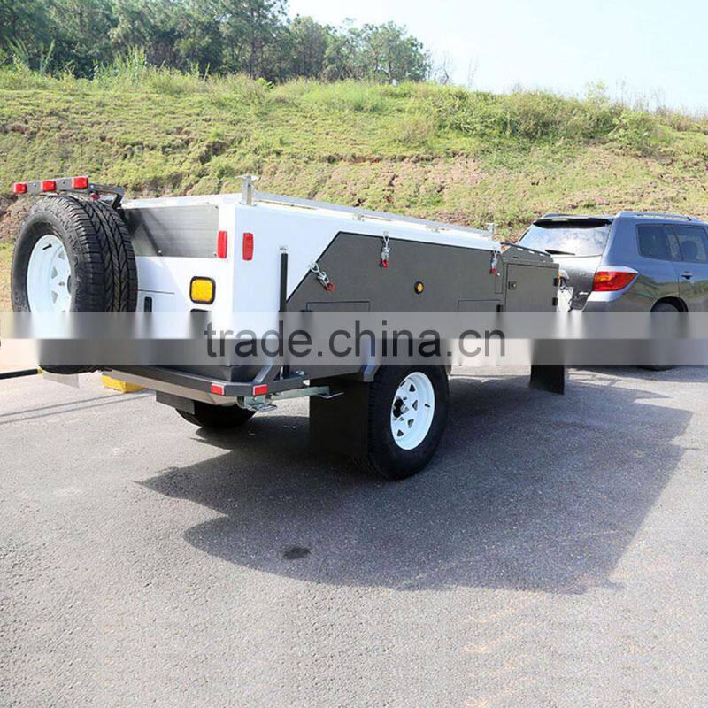 Custom caravan travel trailer offroad camper trailer
